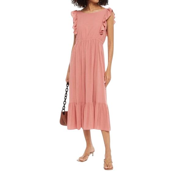 BA&SH Joyce Backless Midi Dress Size Medium - Picture 12 of 12